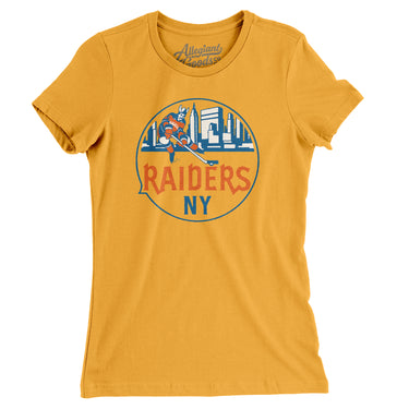 New York Raiders Hockey Women's T-Shirt-Allegiant Goods Co. Vintage Sports Apparel