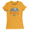 New York Raiders Hockey Women's T-Shirt-Gold-Allegiant Goods Co. Vintage Sports Apparel