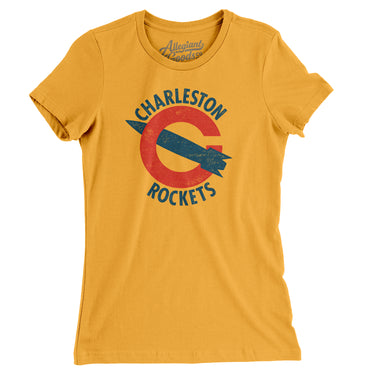 Charleston Rockets Football Women's T-Shirt-Allegiant Goods Co. Vintage Sports Apparel