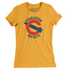 Charleston Rockets Football Women's T-Shirt-Gold-Allegiant Goods Co. Vintage Sports Apparel