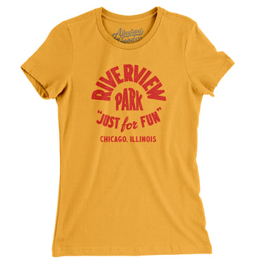 Riverview Park Amusement Park Badge Women's T-Shirt-Allegiant Goods Co. Vintage Sports Apparel