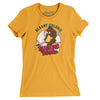 Albany-Colonie Diamond Dogs Baseball Women's T-Shirt-Gold-Allegiant Goods Co. Vintage Sports Apparel