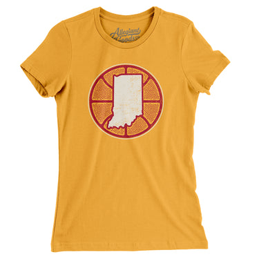 Indiana Basketball Women's T-Shirt-Allegiant Goods Co. Vintage Sports Apparel