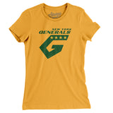 New York Generals Soccer Women's T-Shirt-Allegiant Goods Co. Vintage Sports Apparel
