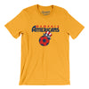 Memphis Americans Soccer Men/Unisex T-Shirt-Gold-Allegiant Goods Co. Vintage Sports Apparel