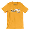 Champa Bay Men/Unisex T-Shirt-Gold-Allegiant Goods Co. Vintage Sports Apparel
