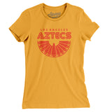 Los Angeles Aztecs Soccer Women's T-Shirt-Allegiant Goods Co. Vintage Sports Apparel
