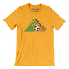 Denver Avalanche Soccer Men/Unisex T-Shirt-Gold-Allegiant Goods Co. Vintage Sports Apparel