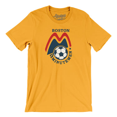 Boston Minutemen Soccer Men/Unisex T-Shirt-Allegiant Goods Co. Vintage Sports Apparel