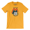 Boston Minutemen Soccer Men/Unisex T-Shirt-Gold-Allegiant Goods Co. Vintage Sports Apparel