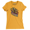 Orlando Jackals Roller Hockey Women's T-Shirt-Gold-Allegiant Goods Co. Vintage Sports Apparel