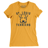 St. Louis Terriers Baseball Women's T-Shirt-Allegiant Goods Co. Vintage Sports Apparel