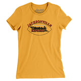 Jacksonville Express Football Women's T-Shirt-Allegiant Goods Co. Vintage Sports Apparel