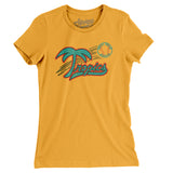 West Palm Tropics Baseball Women's T-Shirt-Allegiant Goods Co. Vintage Sports Apparel
