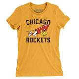 Chicago Rockets Football Women's T-Shirt-Allegiant Goods Co. Vintage Sports Apparel