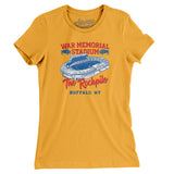 Buffalo War Memorial Stadium Women's T-Shirt-Allegiant Goods Co. Vintage Sports Apparel