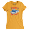 Buffalo War Memorial Stadium Women's T-Shirt-Gold-Allegiant Goods Co. Vintage Sports Apparel