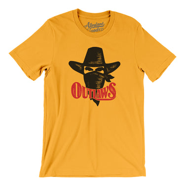 Arizona/Oklahoma Outlaws Football Men/Unisex T-Shirt-Allegiant Goods Co. Vintage Sports Apparel