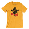 Arizona/Oklahoma Outlaws Football Men/Unisex T-Shirt-Gold-Allegiant Goods Co. Vintage Sports Apparel