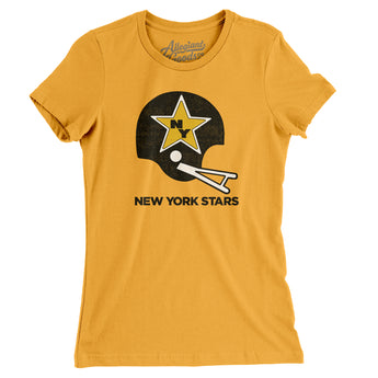 New York Stars Football Women's T-Shirt-Allegiant Goods Co. Vintage Sports Apparel