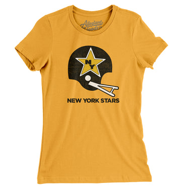 New York Stars Football Women's T-Shirt-Allegiant Goods Co. Vintage Sports Apparel