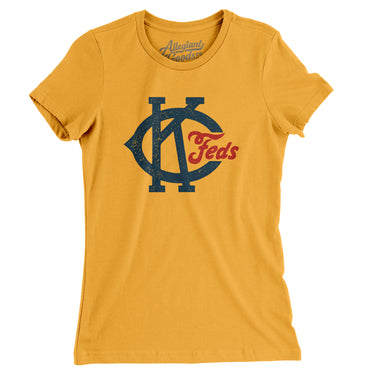 Kansas City Packers Baseball Women's T-Shirt-Allegiant Goods Co. Vintage Sports Apparel