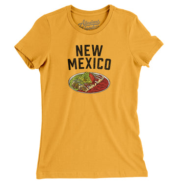 New Mexico Christmas Enchiladas Women's T-Shirt-Allegiant Goods Co. Vintage Sports Apparel