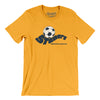 Pennsylvania Stoners Soccer Men/Unisex T-Shirt-Gold-Allegiant Goods Co. Vintage Sports Apparel