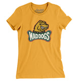 Memphis Mad Dogs Football Women's T-Shirt-Allegiant Goods Co. Vintage Sports Apparel