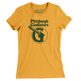 Pittsburgh Gladiators Arena Football Women's T-Shirt-Allegiant Goods Co. Vintage Sports Apparel