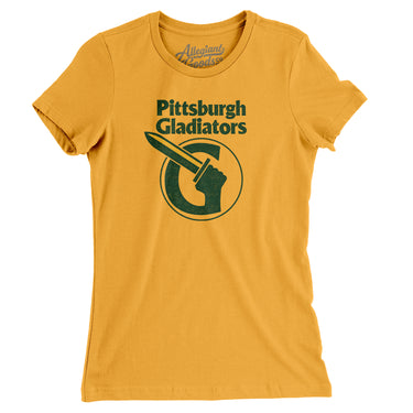 Pittsburgh Gladiators Arena Football Women's T-Shirt-Allegiant Goods Co. Vintage Sports Apparel