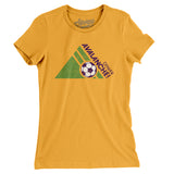 Denver Avalanche Soccer Women's T-Shirt-Allegiant Goods Co. Vintage Sports Apparel