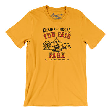 Chain of Rocks Amusement Park Men/Unisex T-Shirt-Allegiant Goods Co. Vintage Sports Apparel
