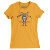 Thrill-ville USA Amusement Park Women's T-Shirt-Gold-Allegiant Goods Co. Vintage Sports Apparel