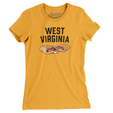 West Virginia Pepperoni Roll Women's T-Shirt-Allegiant Goods Co. Vintage Sports Apparel