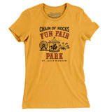 Chain of Rocks Amusement Park Women's T-Shirt-Allegiant Goods Co. Vintage Sports Apparel