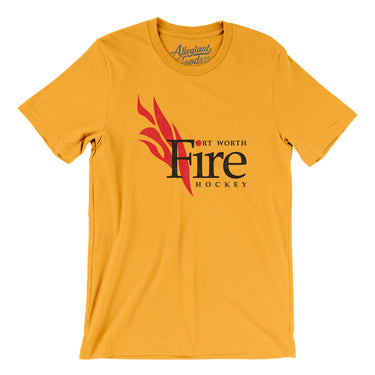Fort Worth Fire Hockey Men/Unisex T-Shirt-Allegiant Goods Co. Vintage Sports Apparel
