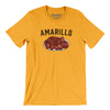 Amarillo Steak Men/Unisex T-Shirt-Gold-Allegiant Goods Co. Vintage Sports Apparel