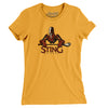 Arizona Sting Lacrosse Women's T-Shirt-Gold-Allegiant Goods Co. Vintage Sports Apparel