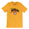 Hartford Hellions Soccer Men/Unisex T-Shirt-Gold-Allegiant Goods Co. Vintage Sports Apparel
