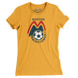 Boston Minutemen Soccer Women's T-Shirt-Allegiant Goods Co. Vintage Sports Apparel
