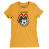 Boston Minutemen Soccer Women's T-Shirt-Gold-Allegiant Goods Co. Vintage Sports Apparel