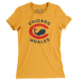 Chicago Whales Baseball Women's T-Shirt-Allegiant Goods Co. Vintage Sports Apparel