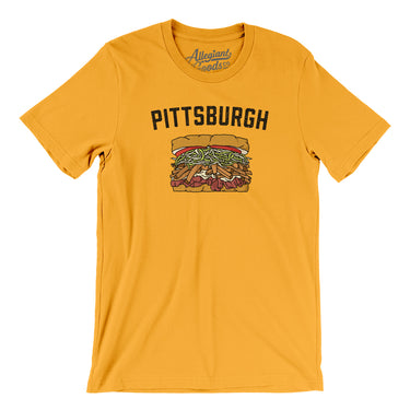 Pittsburgh Style Sandwich Men/Unisex T-Shirt-Allegiant Goods Co. Vintage Sports Apparel