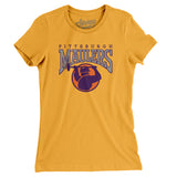 Pittsburgh Maulers Football Women's T-Shirt-Allegiant Goods Co. Vintage Sports Apparel