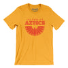 Los Angeles Aztecs Soccer Men/Unisex T-Shirt-Gold-Allegiant Goods Co. Vintage Sports Apparel