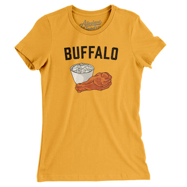 Buffalo Chicken Wings Women's T-Shirt-Allegiant Goods Co. Vintage Sports Apparel