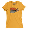 San Diego Jaws Soccer Women's T-Shirt-Gold-Allegiant Goods Co. Vintage Sports Apparel