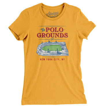Polo Grounds Stadium Women's T-Shirt-Allegiant Goods Co. Vintage Sports Apparel