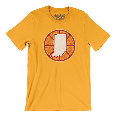 Indiana Basketball Men/Unisex T-Shirt-Allegiant Goods Co. Vintage Sports Apparel